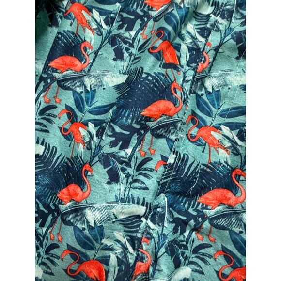 NWT Burnside Swim Trunks Flamingo Tropical Mens XXL - Picture 5 of 6